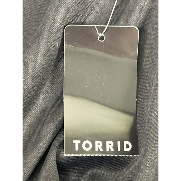 New Torrid Womens Black Sequined Ruana Wrap Cover Up Kimono OSFM Velvet Satin - Picture 10 of 17